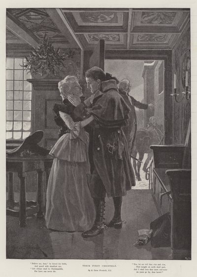 Their First Christmas by Richard Caton Woodville junior